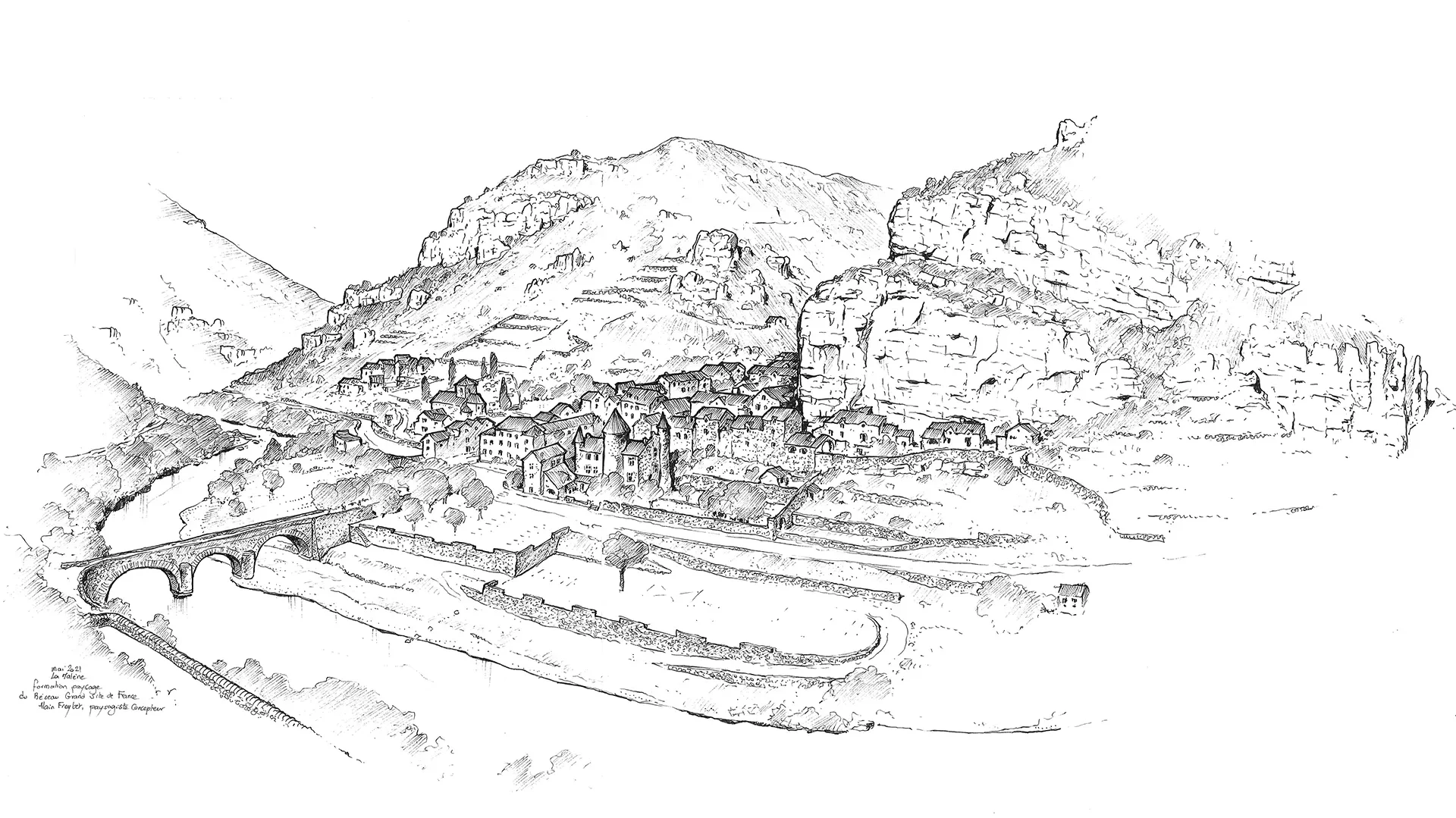 Panorama La Malène - Grand Site de France - Gorges du Tarn, de la Jonte et Causses